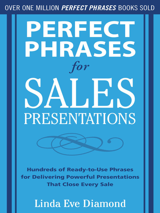 Title details for Perfect Phrases for Sales Presentations by Linda Eve Diamond - Available